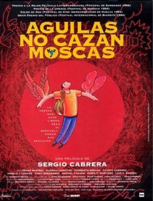 Águilas no cazan moscas poster