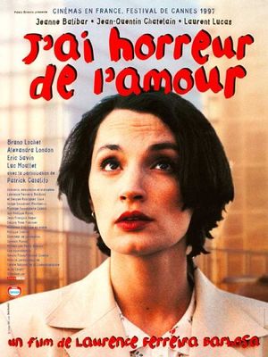 J'ai horreur de l'amour poster