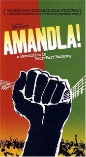 Poster Amandla! A Revolution in Four Part Harmony