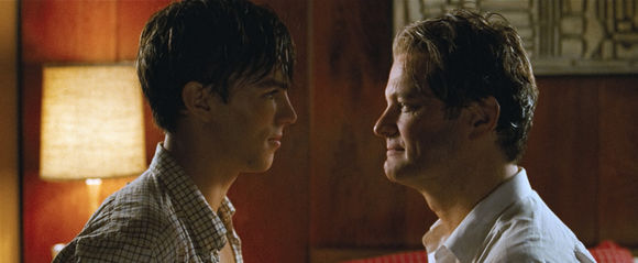 Colin Firth, Nicholas Hoult în A Single Man