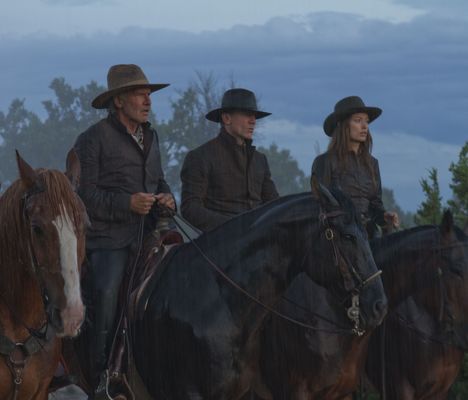 Harrison Ford, Daniel Craig, Olivia Wilde în Cowboys & Aliens