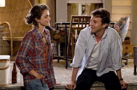 Keri Russell, Edward Norton în Leaves of Grass