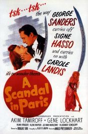 Poster A Scandal in Paris