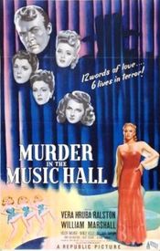 Poster Murder in the Music Hall