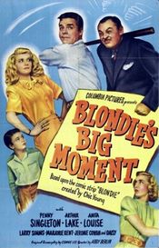 Poster Blondie's Big Moment