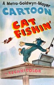 Poster Cat Fishin'