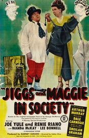 Poster Jiggs and Maggie in Society