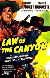 Poster Law of the Canyon