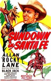 Poster Sundown in Santa Fe