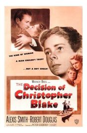 Poster The Decision of Christopher Blake