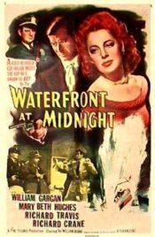 Poster Waterfront at Midnight