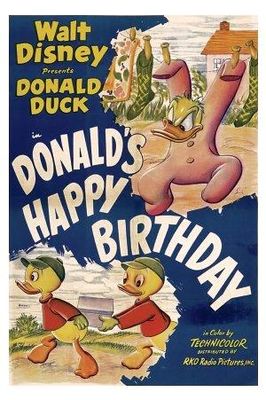 Donald's Happy Birthday poster