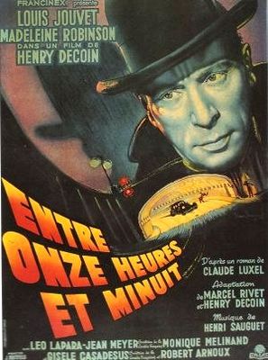 Entre onze heures et minuit poster