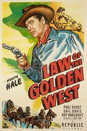 Poster Law of the Golden West