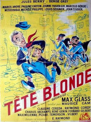 Tête blonde poster