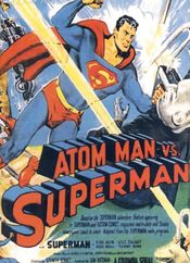 Poster Atom Man vs. Superman