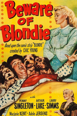 Beware of Blondie poster