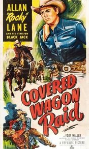 Poster Covered Wagon Raid