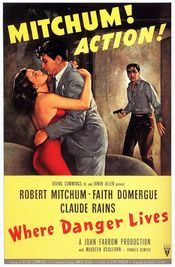 Poster Where Danger Lives