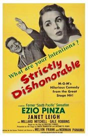 Poster Strictly Dishonorable