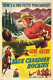 Poster Blue Canadian Rockies