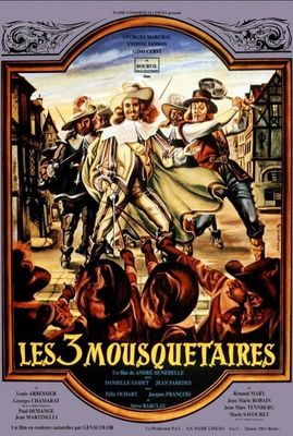 Les trois mousquetaires poster