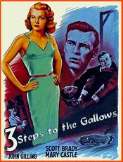 Poster Three Steps to the Gallows