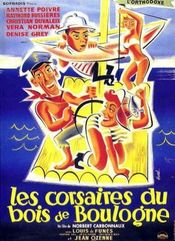 Poster Les corsaires du Bois de Boulogne