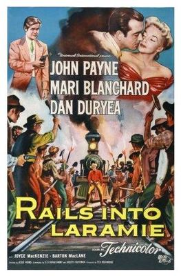 Rails Into Laramie poster