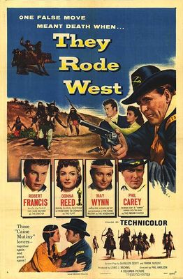 They Rode West poster