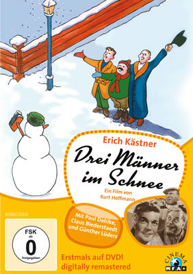 Drei Männer im Schnee poster