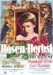 Poster Rosen im Herbst