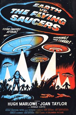 Earth vs. the Flying Saucers poster