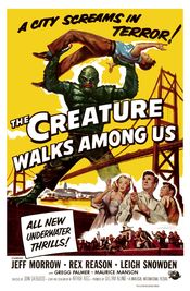 Poster The Creature Walks Among Us