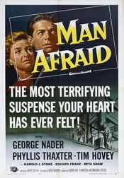Poster Man Afraid