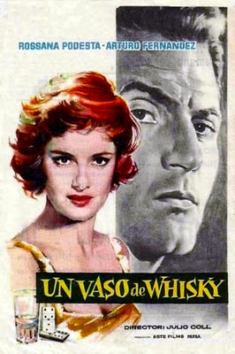 Un vaso de whisky poster