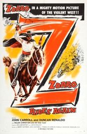 Poster Zorro Rides Again