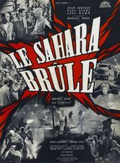 Poster Le Sahara brûle