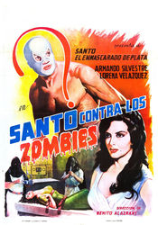 Poster Santo contra los zombies