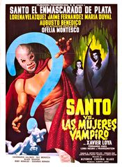 Poster Santo vs. las mujeres vampiro