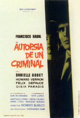 Autopsia de un criminal poster