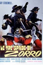Poster Le tre spade di Zorro