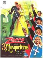Poster Zorro e i tre moschettieri