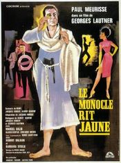 Poster Le monocle rit jaune