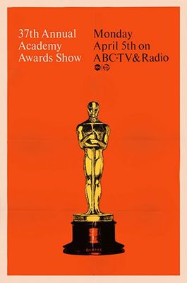 The 37th Annual Academy Awards poster