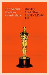 Poster The 37th Annual Academy Awards