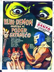 Poster Blue Demon vs. el poder satánico