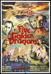 Poster Five Golden Dragons