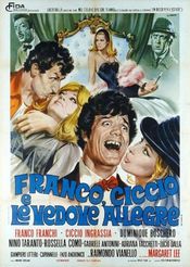 Poster Franco, Ciccio e le vedove allegre