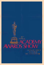 Poster The 40th Annual Academy Awards